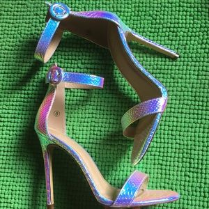 Charlotte Russe Holographic Stilettos